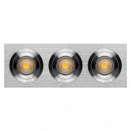 OJO DE BUEY LED CUADRADO ABATIBLE TRIPLE 7W VARIOS COLORES BJF