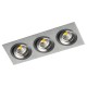 OJO DE BUEY LED CUADRADO ABATIBLE TRIPLE 7W VARIOS COLORES BJF