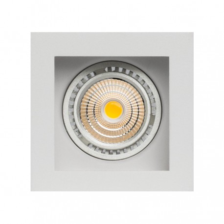 OJO DE BUEY LED CUADRADO FIJO SIMPLE 7W VARIOS COLORES BJF