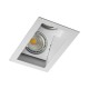 OJO DE BUEY LED CUADRADO ABATIBLE DOBLE 7W VARIOS COLORES BJF