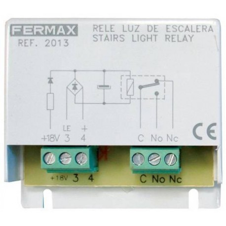 RELE PARA FUNCIONES ADICIONALES FERMAX 2013