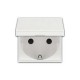 BASE ENCHUFE 2P+T SCHUKO CON TAPA BLANCA NIESSEN ZENIT N2288.1BL