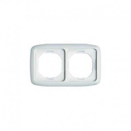 MARCO 2 ELEMENTOS BLANCO ESTANCO IP44 NIESSEN ARCO 8772 BA