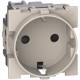 BASE DE ENCHUFE SCHUKO 16A ARENA BTICINO LIVING NOW KM4141