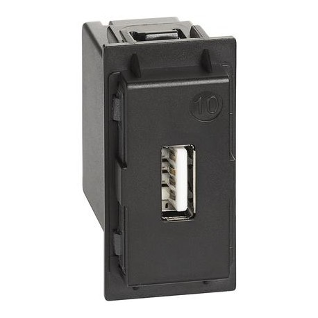 CARGADOR USB ESTRECHO 1,5A 5V BTICINO LIVING NOW K4285C1