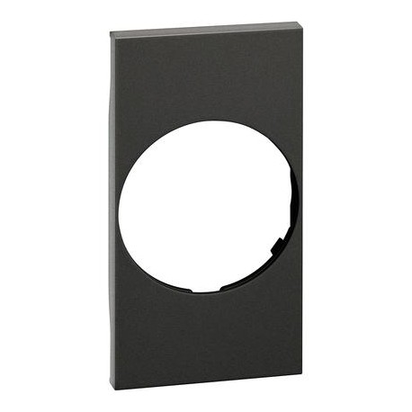 TAPA NEGRA PARA BASE DE ENCHUFE SCHUKO BTICINO LIVING NOW KG04