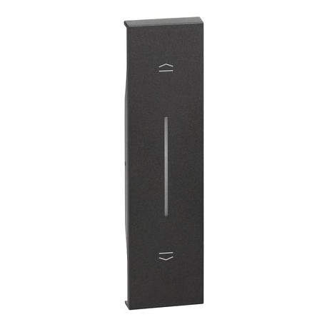 TECLA NEGRA PARA PULSADOR DE PERSIANAS BTICINO LIVING NOW KG05