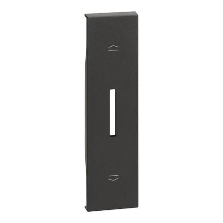 TECLA NEGRA PARA CONMUTADOR DE PERSIANAS BTICINO LIVING NOW KG06