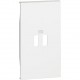 TAPA BLANCA PARA CARGADOR DOBLE USB BTICINO LIVING NOW KW12C