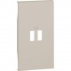 TAPA ARENA PARA CARGADOR DOBLE USB BTICINO LIVING NOW KM12C