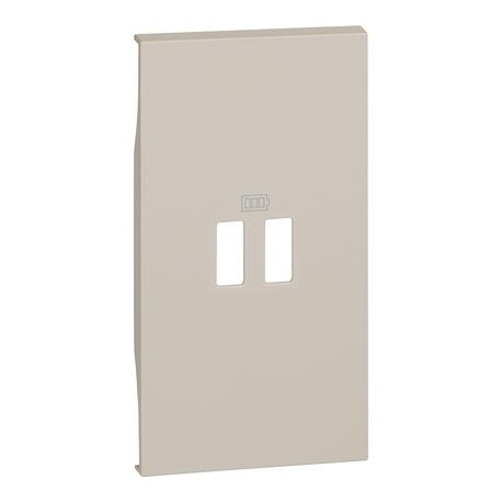 TAPA ARENA PARA CARGADOR DOBLE USB BTICINO LIVING NOW KM12C