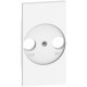 TAPA BLANCA PARA TOMA TV-SAT BTCINO LIVING NOW KW4212