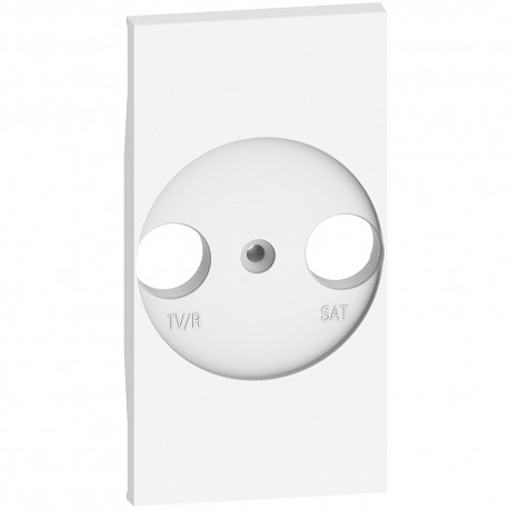 TAPA BLANCA PARA TOMA TV-SAT BTCINO LIVING NOW KW4212