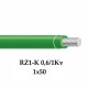 CABLE DE ALUMINIO UNIPOLAR 1x50MM2 RZ1 LIBRE HALOGENOS 1000V - PRECIO POR METROS