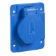 BASE SCHUKO DE EMPOTRAR AZUL 65X85MM 2P+T IP54 SCHNEIDER PKS61B