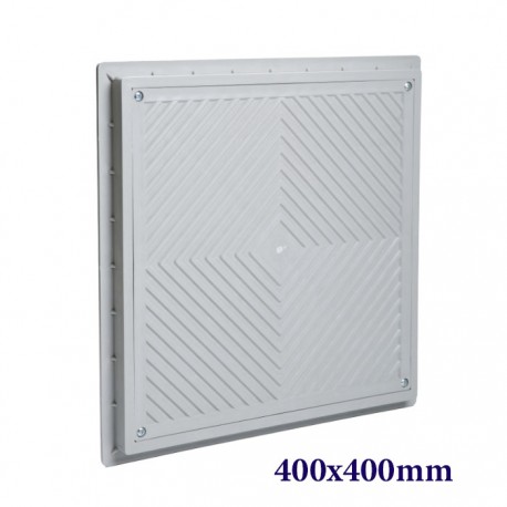 TAPA DE ARQUETA DE ALTA RESISTENCIA PVC TERMOPLASTICO 40X40CM SEAVI 23101