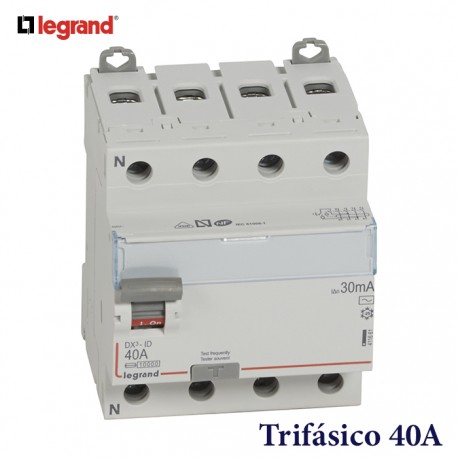 DIFERENCIAL DX3 4/40/30MA LEGRAND 411661