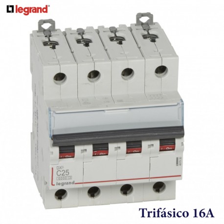 AUTOMATICO MAGNETOTERMICO TRIFASICO 4P 16A LEGRAND 407928