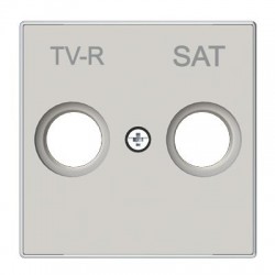 TAPA BLANCA PARA TOMA TV/R-SAT NIESSEN SKY 8550.1 BL