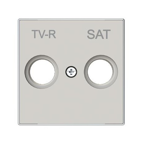 TAPA BLANCA PARA TOMA TV/R-SAT NIESSEN SKY 8550.1 BL
