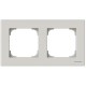 MARCO 2 ELEMENTOS BLANCO PERFIL GRIS NIESSEN SKY 8572 BL