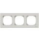 MARCO 3 ELEMENTOS BLANCO PERFIL GRIS NIESSEN SKY 8573 BL