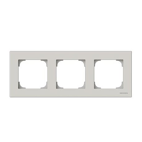 MARCO 3 ELEMENTOS BLANCO PERFIL GRIS NIESSEN SKY 8573 BL