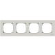 MARCO 4 ELEMENTOS BLANCO PERFIL GRIS NIESSEN SKY 8574 BL