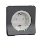 ENCHUFE COMPLETO GRIS DE SUPERFICIE 16A IP55 SCHNEIDER MUREVA STYL MUR36135
