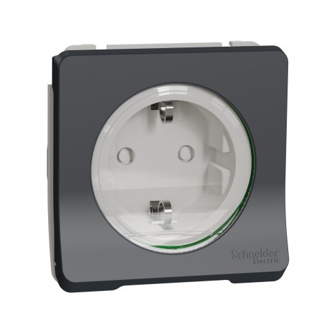 ENCHUFE COMPLETO GRIS DE SUPERFICIE 16A IP55 SCHNEIDER MUREVA STYL MUR36135