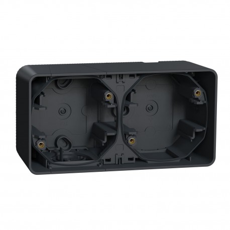 CAJA ESTANCA GRIS 2 ELEMENTOS DE SUPERFICIE IP55 SCHNEIDER MUREVA STYL MUR37914
