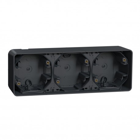 CAJA ESTANCA GRIS 3 ELEMENTOS DE SUPERFICIE IP55 SCHNEIDER MUREVA STYL MUR37713