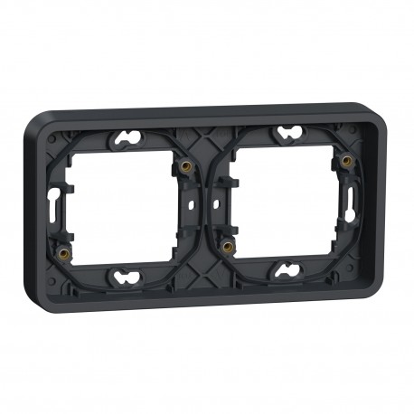 MARCO ESTANCO GRIS 2 ELEMENTOS DE EMPOTRAR GRIS IP55 SCHNEIDER MUREVA STYL MUR34101
