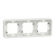 MARCO ESTANCO BLANCO 3 ELEMENTOS DE EMPOTRAR BLANCO IP55 SCHNEIDER MUREVA STYL MUR39109