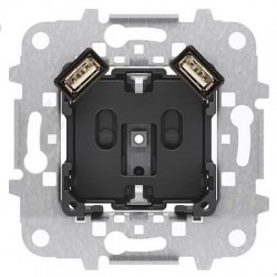 BASE SCHUKO CON DOBLE TOMA USB NIESSEN SKY 8188.3