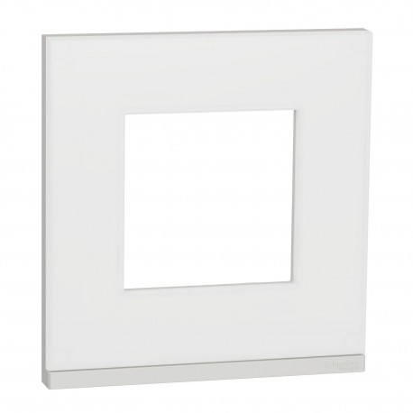 MARCO 1 ELEMENTO PURE BLANCO TRANSLUCIDO SCHNEIDER NEW UNICA NU600289