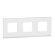 MARCO 3 ELEMENTOS PURE BLANCO TRANSLUCIDO SCHNEIDER NEW UNICA NU600689