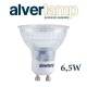 BOMBILLA DICROICA LED 6,5W APERTURA 38º CONEXION GU10 ALVERLAMP