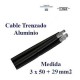 CABLE TRENZADO DE ALUMINIO 3x50+29 MM2 1000V - PRECIO POR METROS