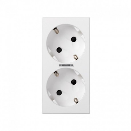 BASE SCHUKO DOBLE BLANCA SIMON 500 CIMA 50010432-030