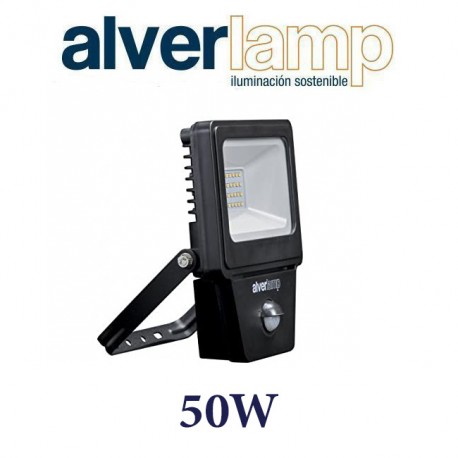PROYECTOR LED SENSOR 50W 4000K ALVERLAMP LPRO20SEN