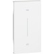 TECLA BLANCA ANCHA PARA PULSADOR DE PERSIANAS BTICINO LIVING NOW KW05M2
