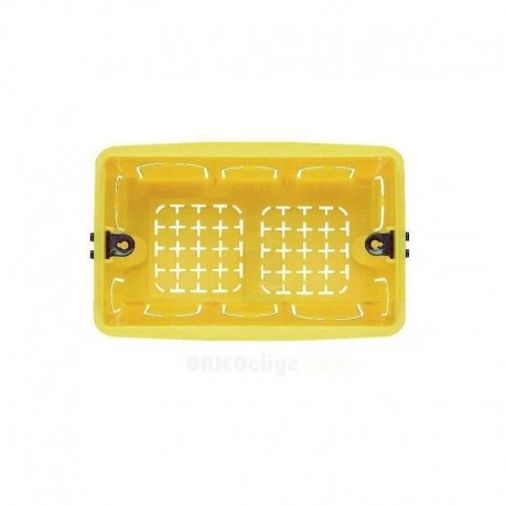 CAJA PARA EMPOTRAR MECANISMOS 3 MODULOS BTICINO 503E