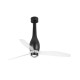 Ventilador de techo negro mate/transparente con motor DC ETERFAN LED 32003-10 - FARO ILUMINACION