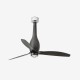 Ventilador de techo negro mate con motor DC ETERFAN LED 32006-10 - FARO ILUMINACION