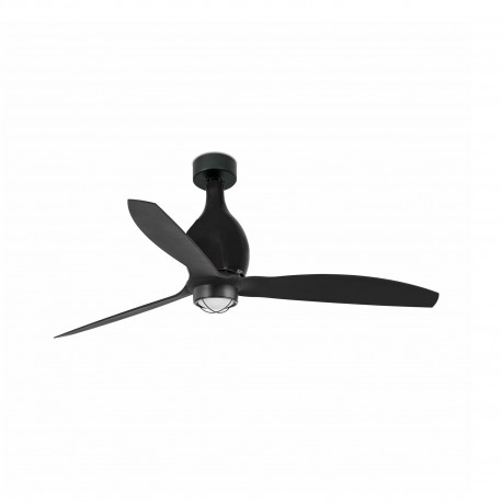 Ventilador de techo negro mate con motor DC MINI ETERFAN LED 32030-10 - FARO ILUMINACION