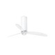 Ventilador de techo blanco brillo/transparente con motor DC TUBE FAN LED 32033-9 - FARO ILUMINACION