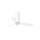 Ventilador de techo blanco mate/transparente con motor DC TUBE FAN LED 32034-9 - FARO ILUMINACION