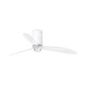 Ventilador de techo blanco mate/transparente con motor DC MINI TUBE FAN LED 32039-9 - FARO ILUMINACION