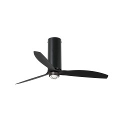 Ventilador de techo negro mate con motor DC TUBE FAN LED 32060-10 - FARO ILUMINACION